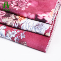 Mulinsen Textile High Quality Velvet Fabric Super Soft Paper Print Warp Knitting with Flower Design